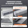 VEVOR Shower Curb Kit, 72"x72" Shower Pan Kit with 2" ABS Central Flange, 4" Stainless Steel Grate, Waterproof Shower Curb & Membrane & Strip