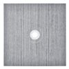 VEVOR Shower Curb Kit, 72"x72" Shower Pan Kit with 6.3" Central Drain, Lightweight EPS Shower Installation Kits with 2 Waterproof Cloths