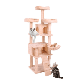 Cat Climbing Frame (Option: Milky)